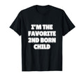 Im Favorite 2Nd Born Child Mom T-Shirt - Casual Everyday Wear for Adults - T-Shirt, Sweatshirt, Hoodie