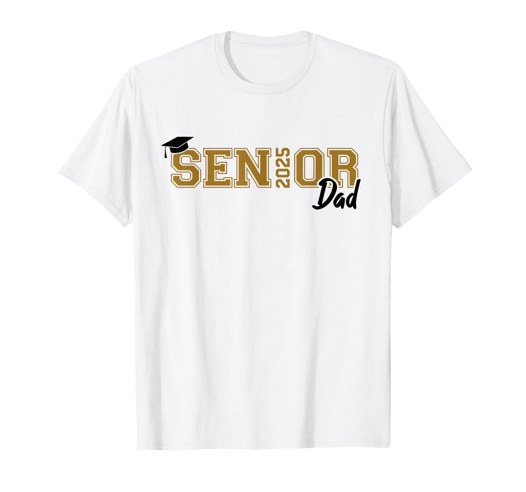 Class 2025 Graduation Proud Dad 2025 T-Shirt - Custom Art Print for Adults - T-Shirt, Sweatshirt, Hoodie