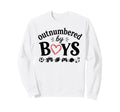 Outnumbered Funny Mom Soccer Family Sweatshirt - Novelty Apparel Men Women - T-Shirt, Sweatshirt, Hoodie