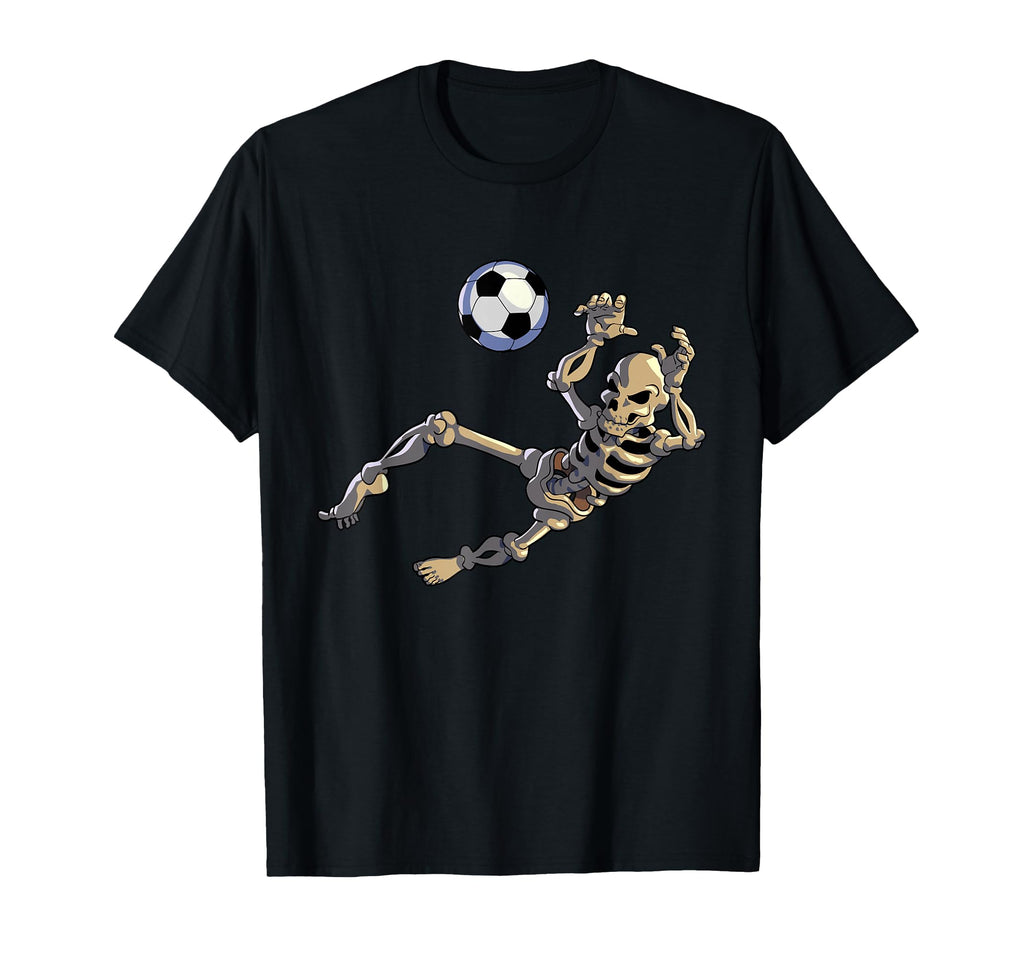 Soccer Skeleton Soccer Goalkeeper T-Shirt - Streetwear Style Men Women - T-Shirt, Sweatshirt, Hoodie