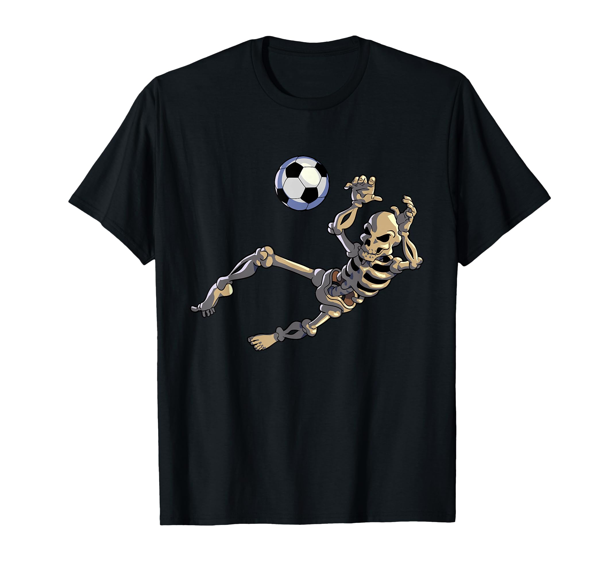 Soccer Skeleton Soccer Goalkeeper T-Shirt - Streetwear Style Men Women - T-Shirt, Sweatshirt, Hoodie