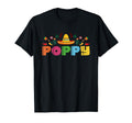 Poppy Mexican Fiesta Bday Party Theme T-Shirt - Custom Art Print Unisex - T-Shirt, Sweatshirt, Hoodie