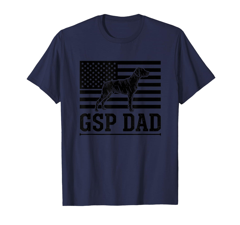 Usa Gsp Dad American Flag German T-Shirt - Unique Graphic Men Women - T-Shirt, Sweatshirt, Hoodie