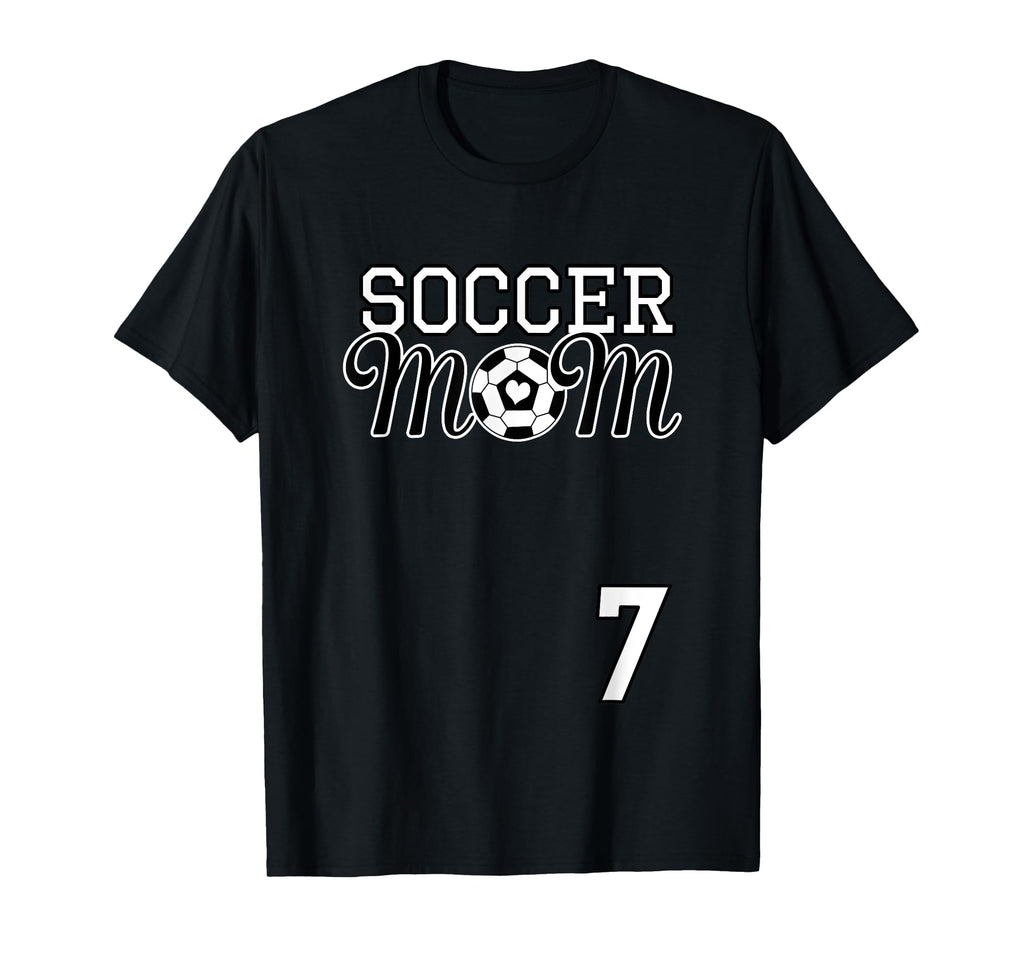 Number 7 Soccer Mom Mothers Day 7 T-Shirt - Streetwear Style Men Women - T-Shirt, Sweatshirt, Hoodie