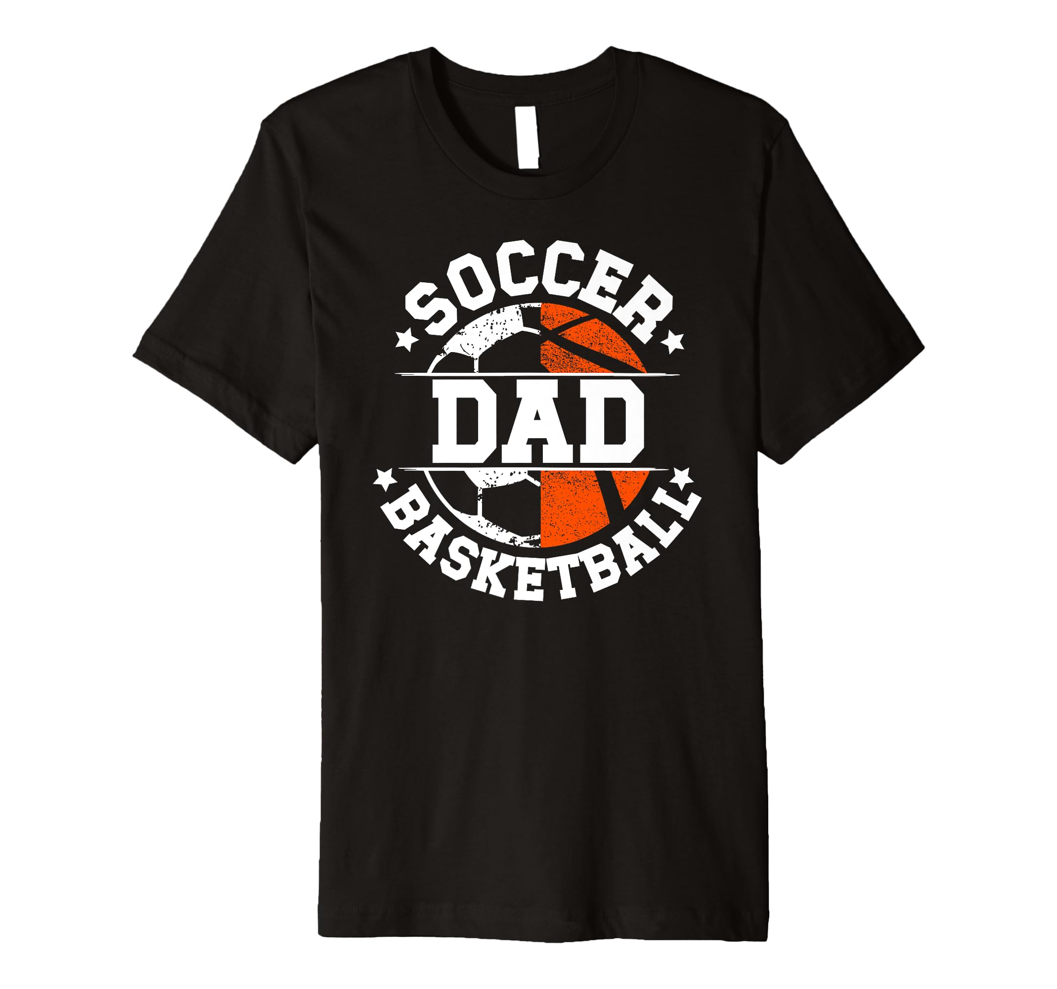 Mens Soccer Basketball Dad Basketball T-Shirt - Graphic Print Men Women - T-Shirt, Sweatshirt, Hoodie