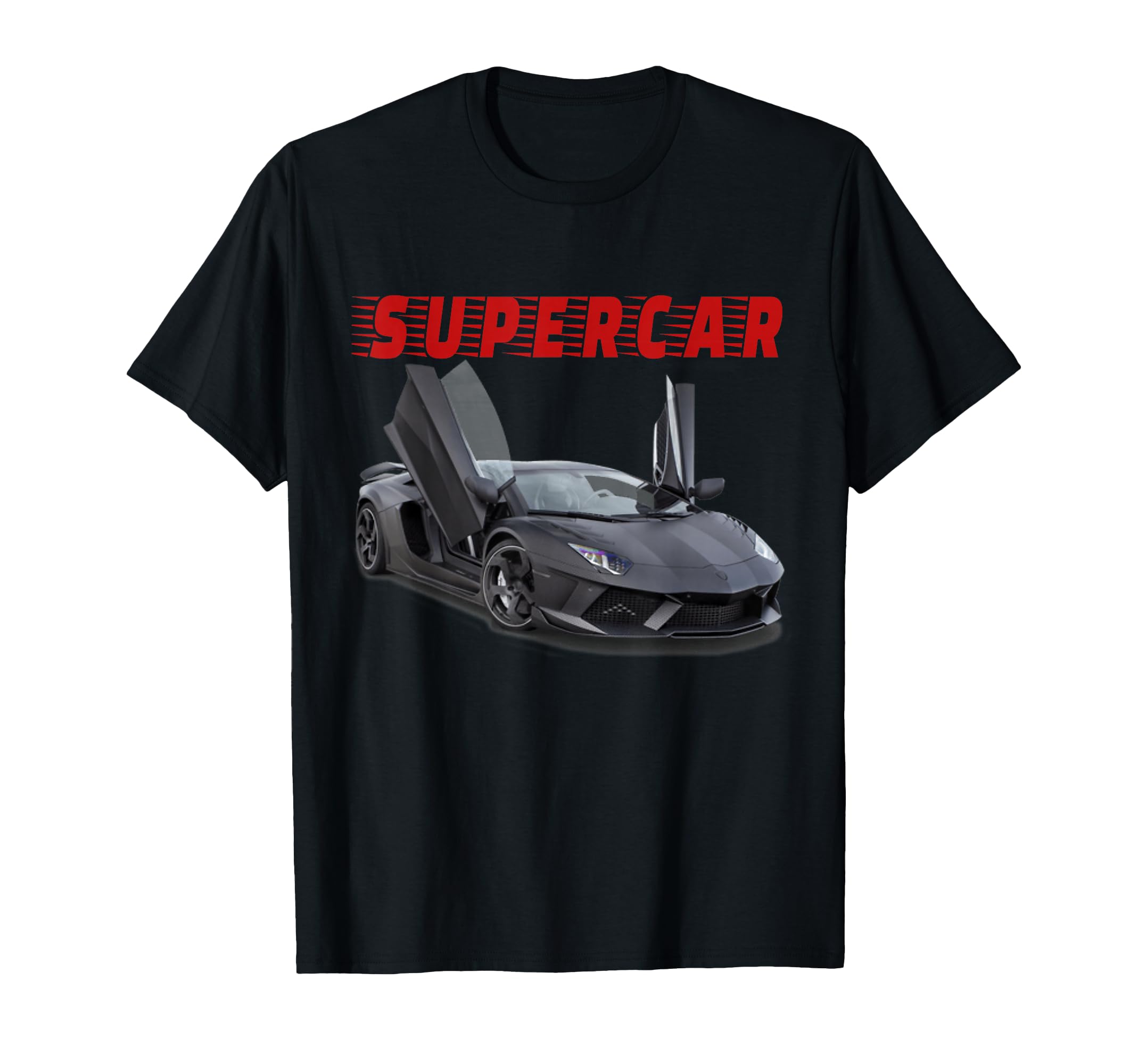 Supercar Sports Car Fans Everywhere T-Shirt - Minimalist Print for Adults - T-Shirt, Sweatshirt, Hoodie