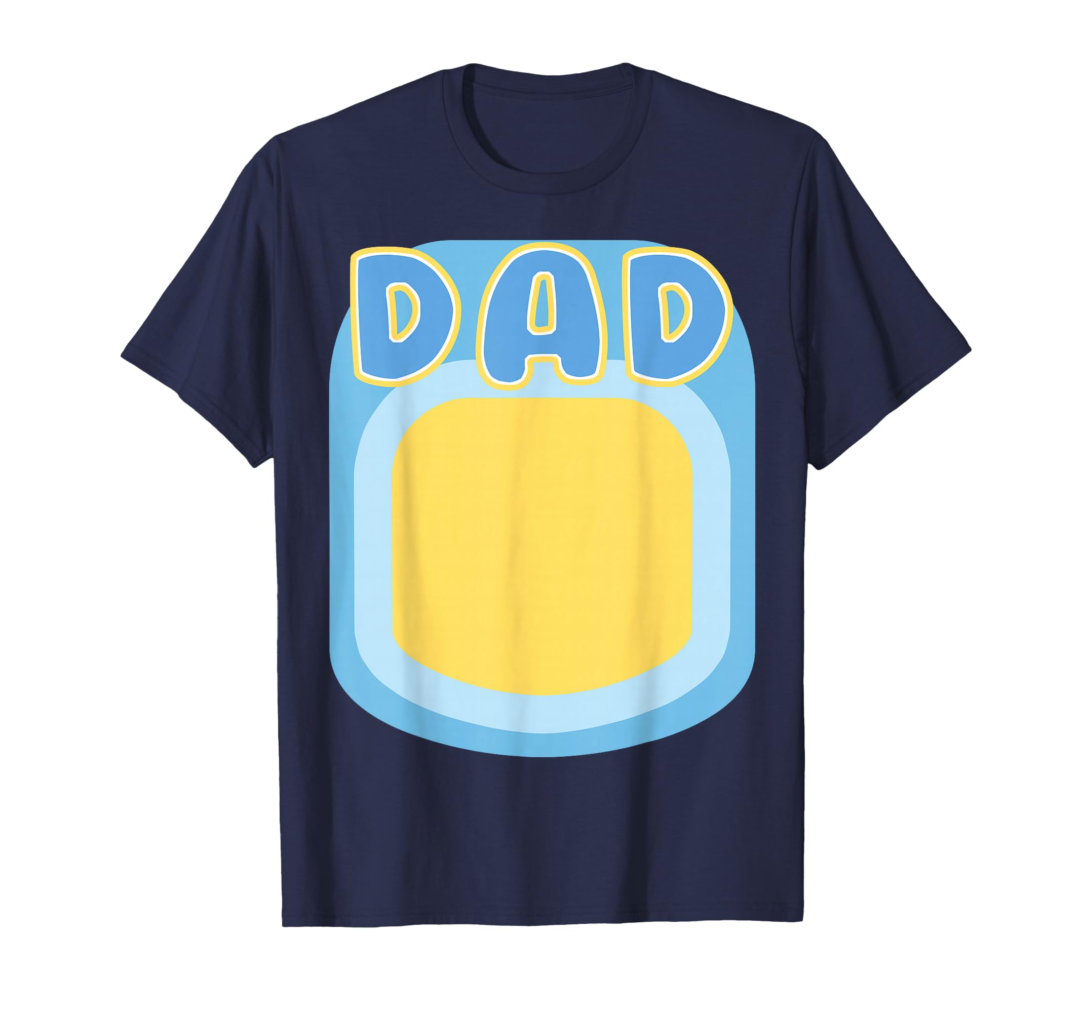 Blue Doggie Dog Dad Family Matching T-Shirt - Graphic Print Men Women - T-Shirt, Sweatshirt, Hoodie