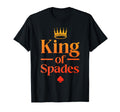 King Spades Art Dad Card Game Spades Player T-Shirt - Unique Graphic Unisex - T-Shirt, Sweatshirt, Hoodie
