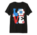 Soccer Love 4Th July Us American T-Shirt - Fun Novelty Design Men Women - T-Shirt, Sweatshirt, Hoodie