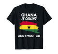 Ghana Is Calling I Must Go Ghana Flag T-Shirt - Custom Art Print for Adults - T-Shirt, Sweatshirt, Hoodie