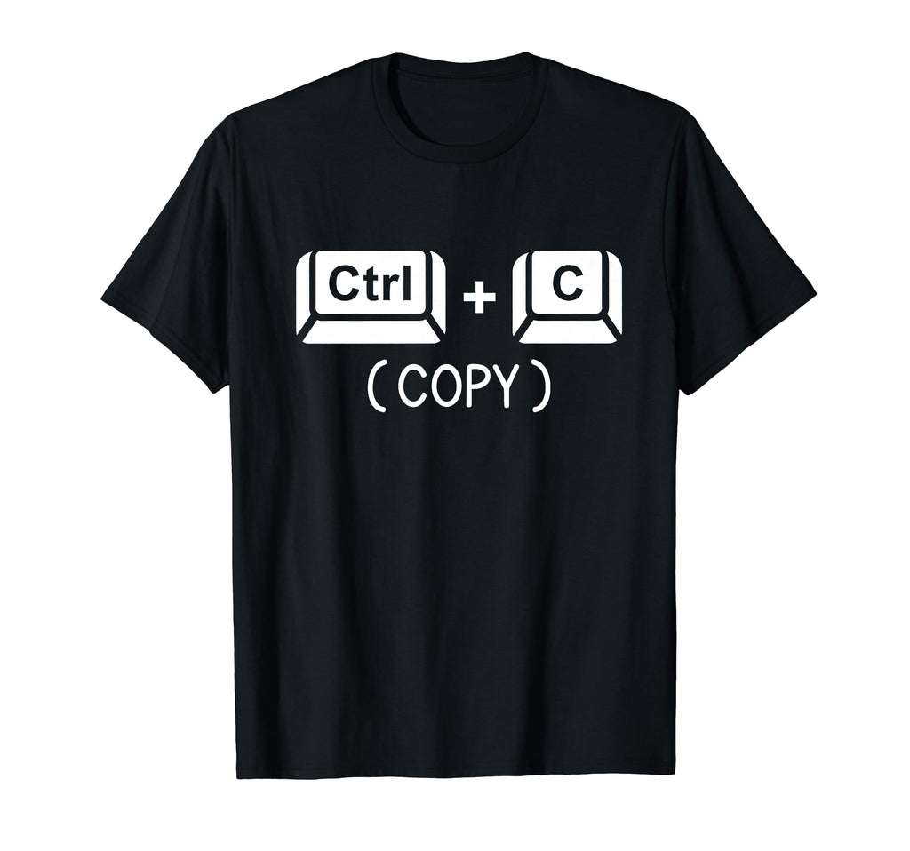 Copy Paste Ctrl C Ctrl V Dad Son Happy T-Shirt - Graphic Print Men Women - T-Shirt, Sweatshirt, Hoodie