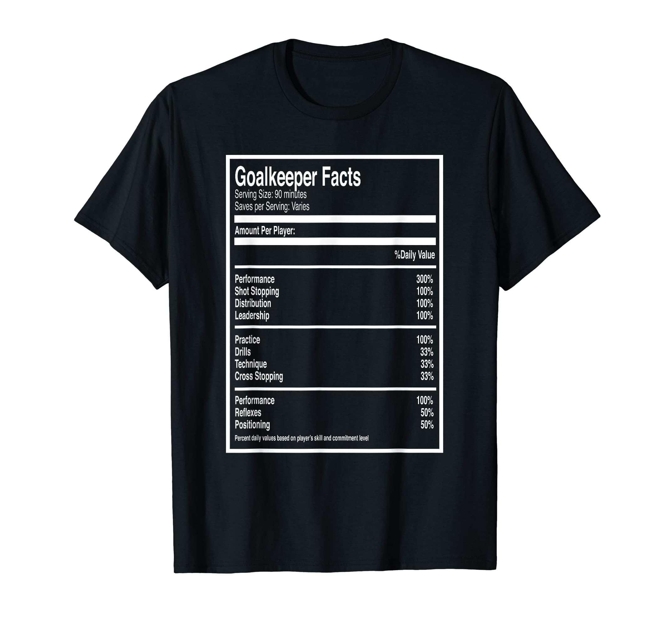 Funny Soccer Goalkeeper Facts Goalies T-Shirt - Novelty Apparel Unisex - T-Shirt, Sweatshirt, Hoodie
