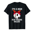 Im Mom Busy Raising Ballers Soccer T-Shirt - Minimalist Print Men Women - T-Shirt, Sweatshirt, Hoodie
