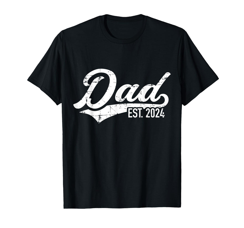 Dad Est 2024 Pregnancy T-Shirt - Casual Everyday Wear Men Women - T-Shirt, Sweatshirt, Hoodie