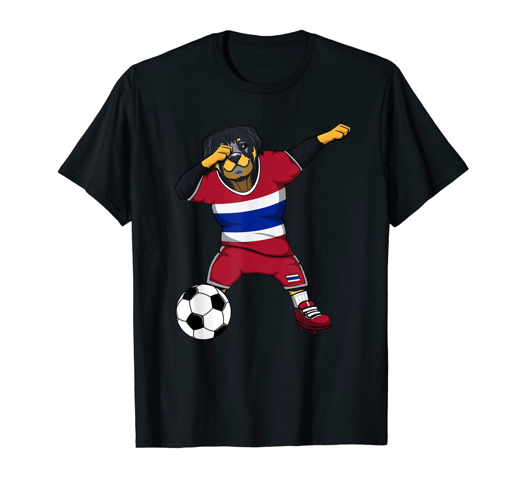 Dabbing Rottweiler Dog Thailand T-Shirt - Custom Art Print for Adults - T-Shirt, Sweatshirt, Hoodie