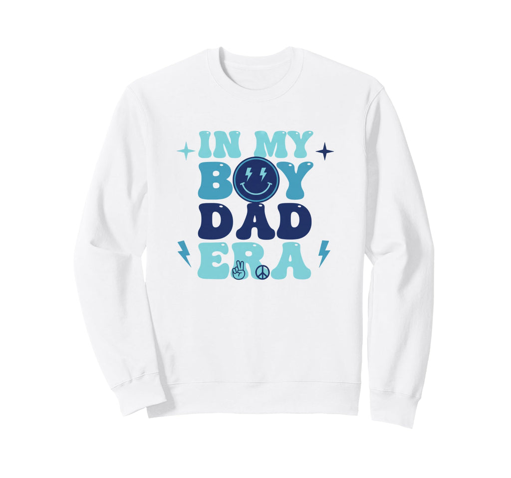 Dad My Dad Era Groovy Fathers Day Sweatshirt - Unique Graphic Unisex - T-Shirt, Sweatshirt, Hoodie