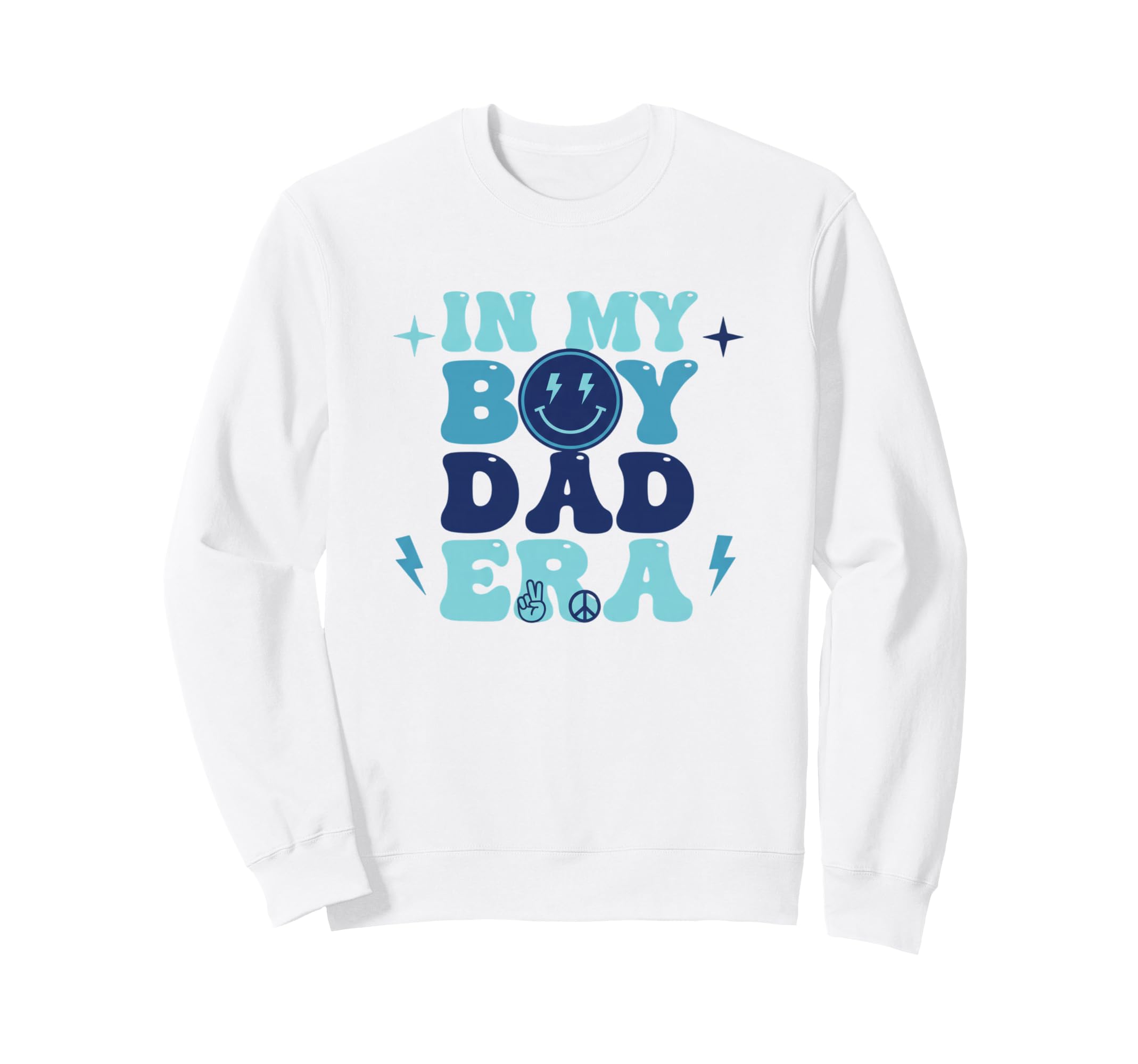 Dad My Dad Era Groovy Fathers Day Sweatshirt - Unique Graphic Unisex - T-Shirt, Sweatshirt, Hoodie
