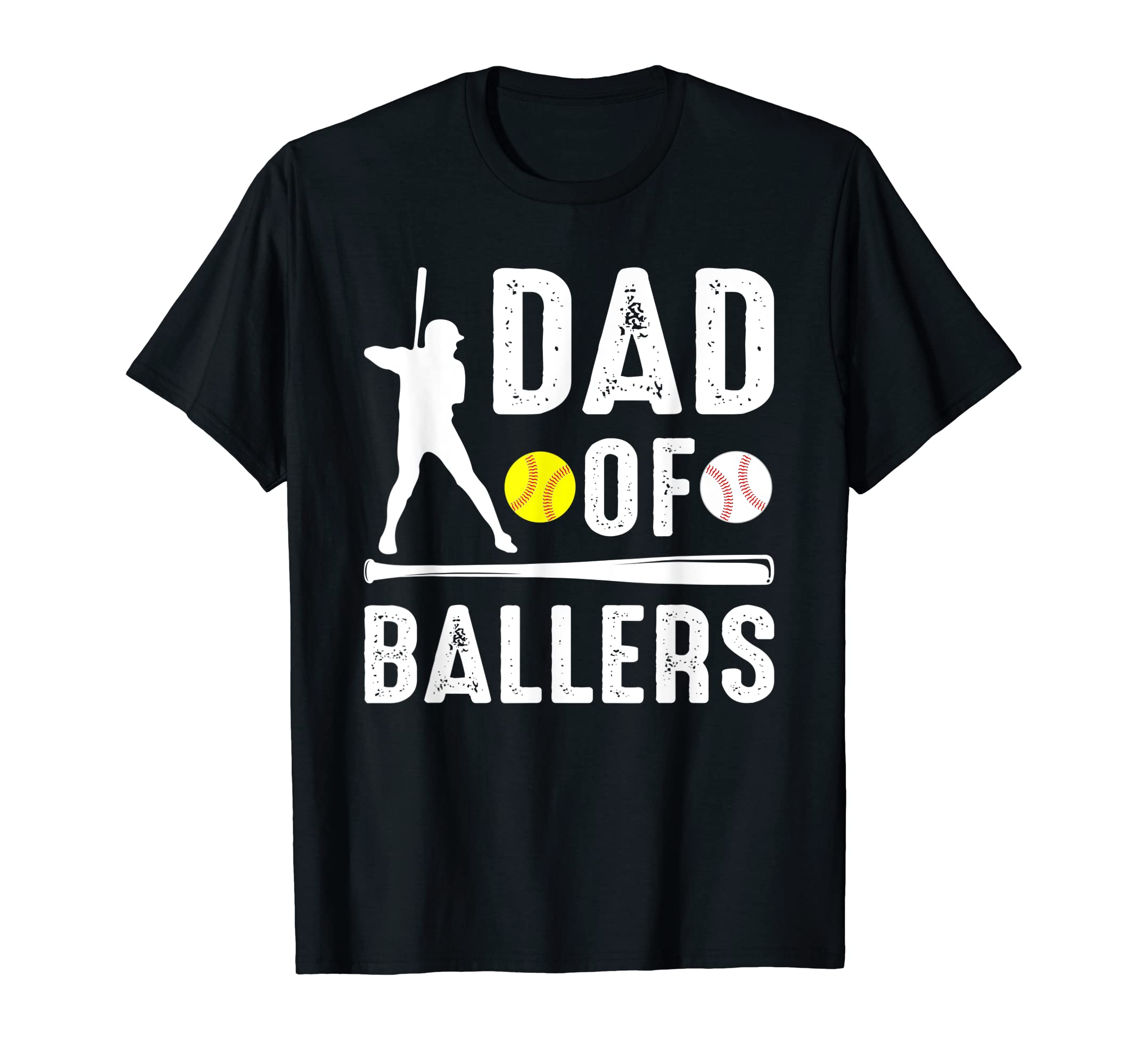 Mens Dad Ballers Baseball Raise T-Shirt - Fun Novelty Design Unisex - T-Shirt, Sweatshirt, Hoodie