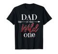 Dad Wild One Plaid Lumberjack Matching T-Shirt - Graphic Print Men Women - T-Shirt, Sweatshirt, Hoodie