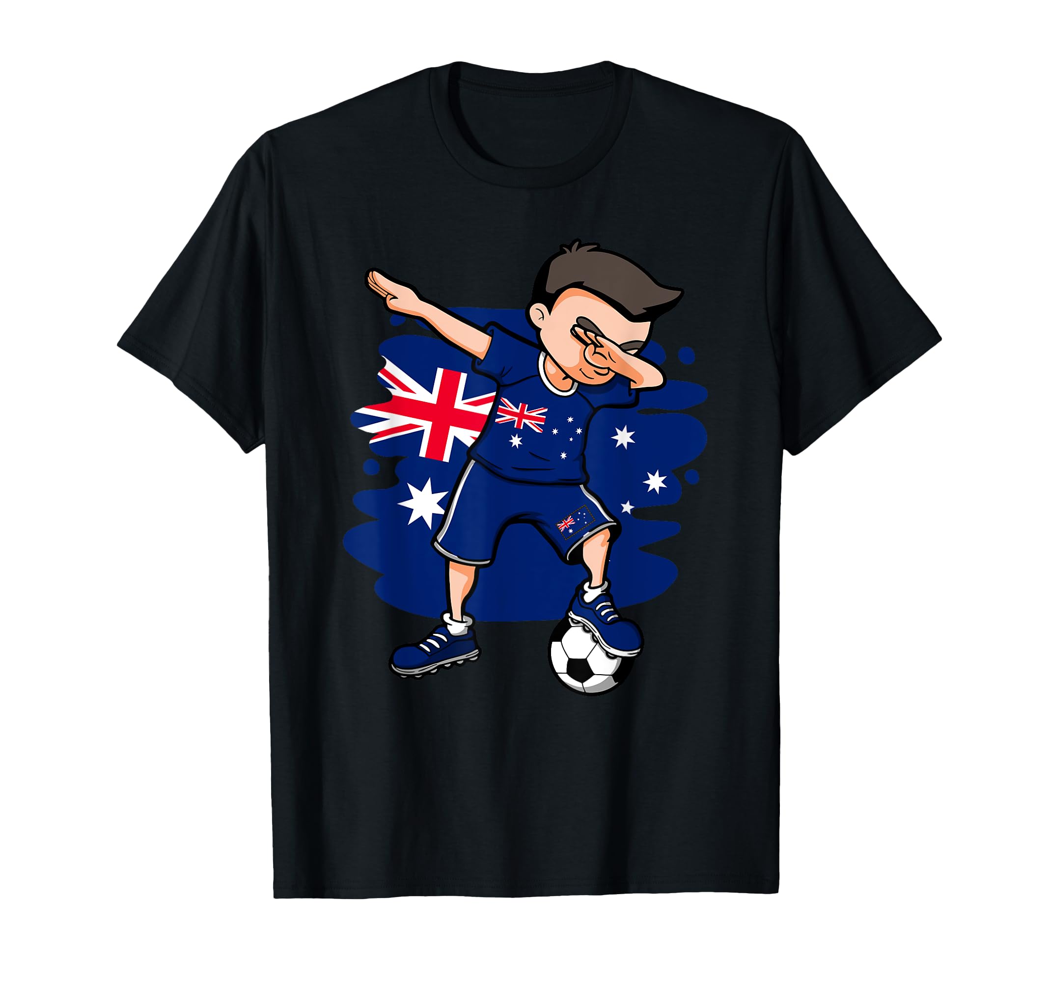 Dabbing Soccer Australia Jersey T-Shirt - Casual Everyday Wear Unisex - T-Shirt, Sweatshirt, Hoodie