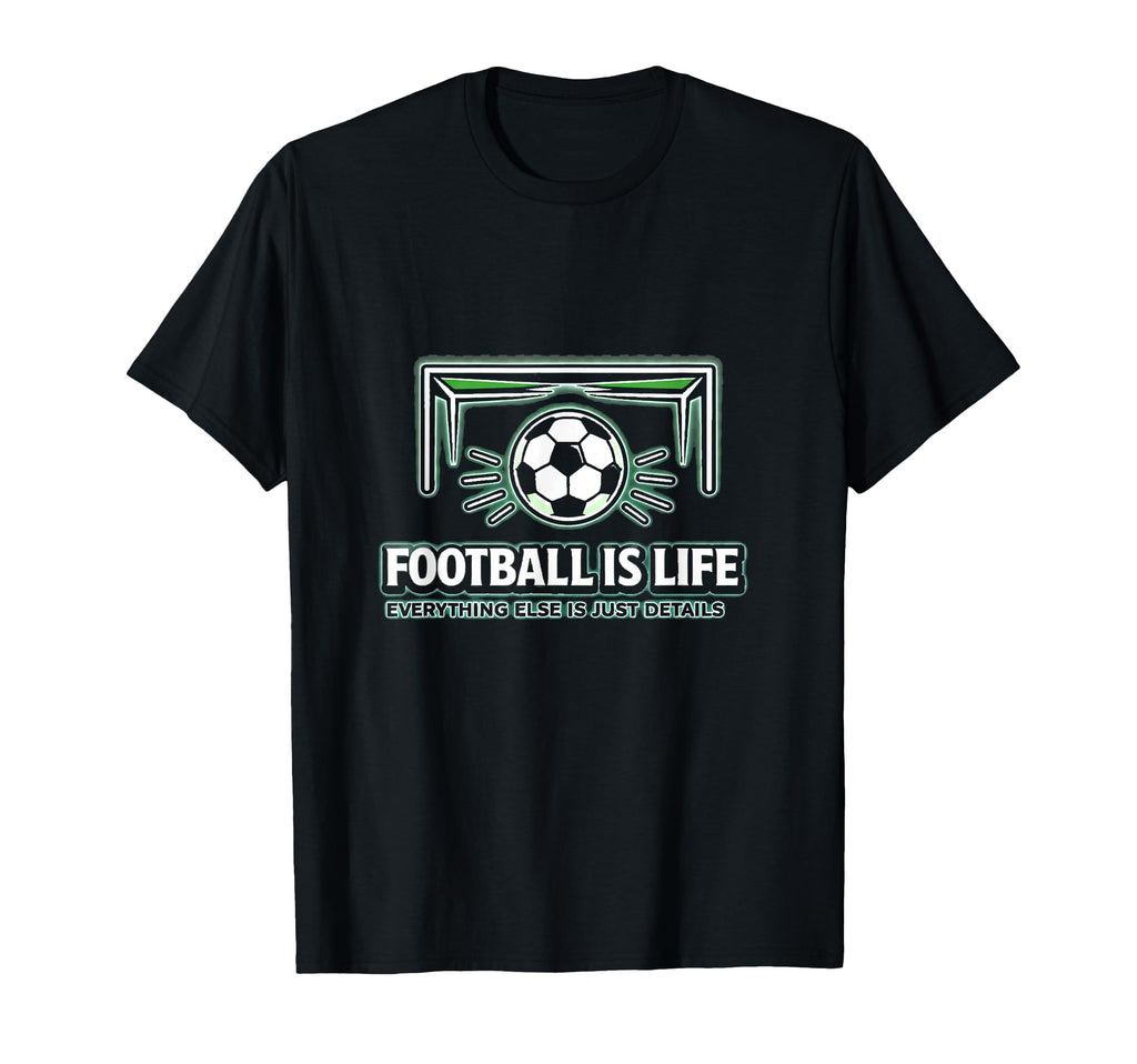Football Is Life Goal Hmfl Brand T-Shirt - Novelty Apparel Men Women - T-Shirt, Sweatshirt, Hoodie