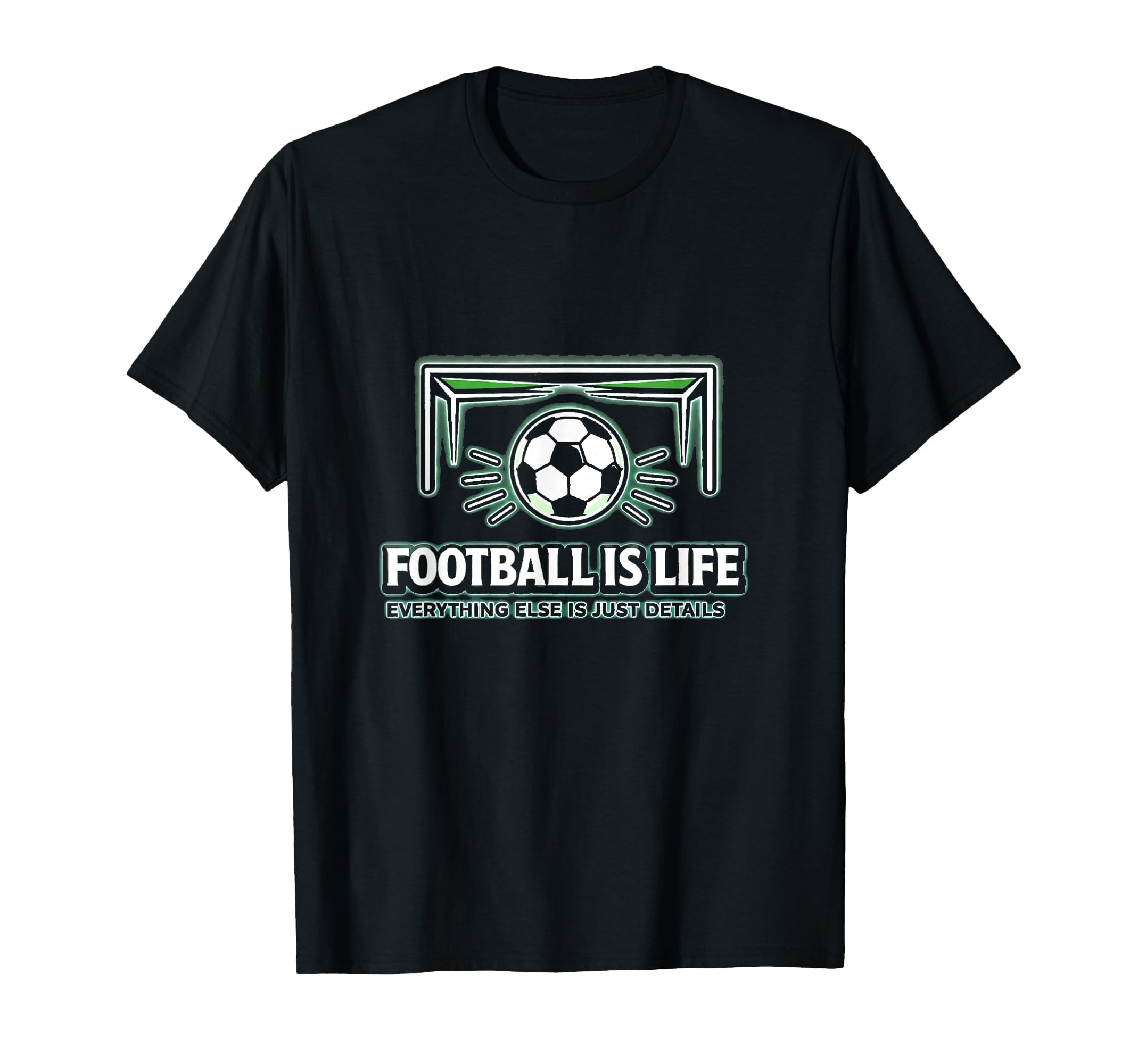 Football Is Life Goal Hmfl Brand T-Shirt - Novelty Apparel Men Women - T-Shirt, Sweatshirt, Hoodie