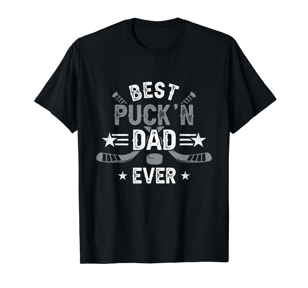 Funny Fathers Day Best Puckn Dad Ever T-Shirt - Graphic Print Unisex - T-Shirt, Sweatshirt, Hoodie