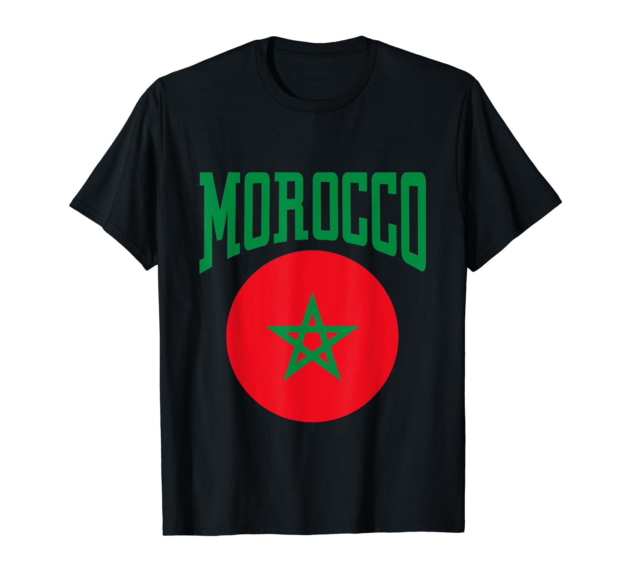 Morocco Soccer Fans Related Products T-Shirt - Custom Art Print Unisex - T-Shirt, Sweatshirt, Hoodie