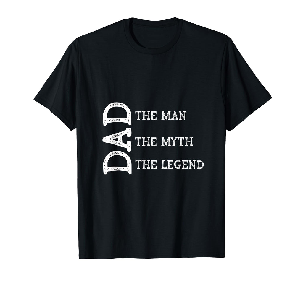 Dad Myth Legend Mens T-Shirt - Custom Art Print Unisex - T-Shirt, Sweatshirt, Hoodie
