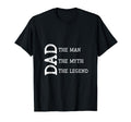 Dad Myth Legend Mens T-Shirt - Custom Art Print Unisex - T-Shirt, Sweatshirt, Hoodie