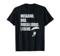 Husband Dad Paragliding Legend T-Shirt - Aesthetic Graphic for Adults - T-Shirt, Sweatshirt, Hoodie