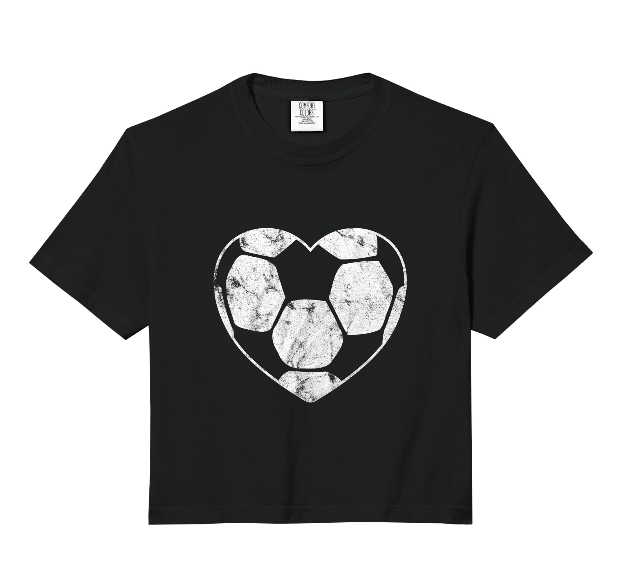 Soccer Ball Heart Shape Mom Parent Fan T-Shirt - Custom Art Print Unisex - T-Shirt, Sweatshirt, Hoodie