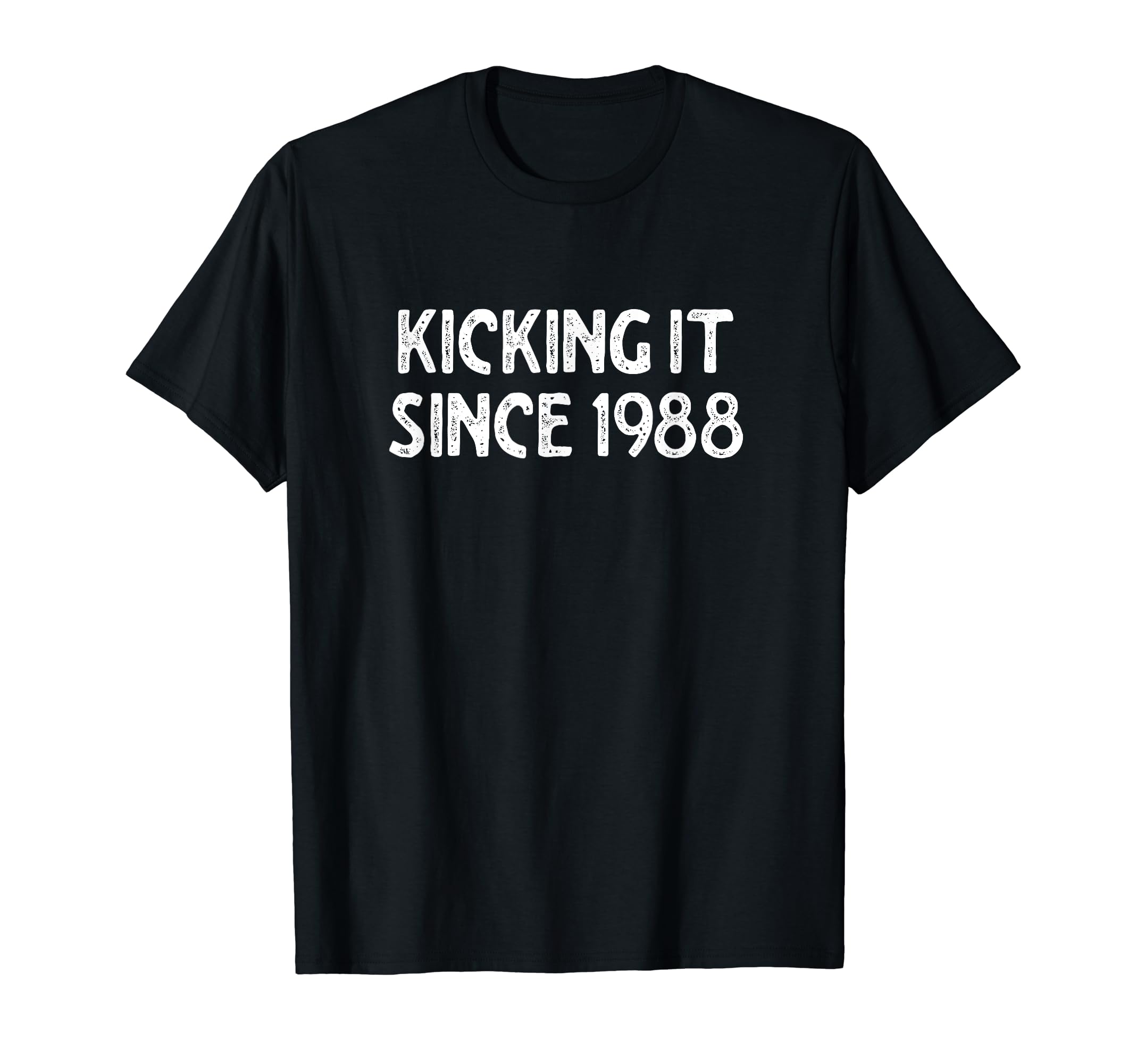 Kicking It Since 1988 Funny Soccer T-Shirt - Graphic Print for Adults - T-Shirt, Sweatshirt, Hoodie