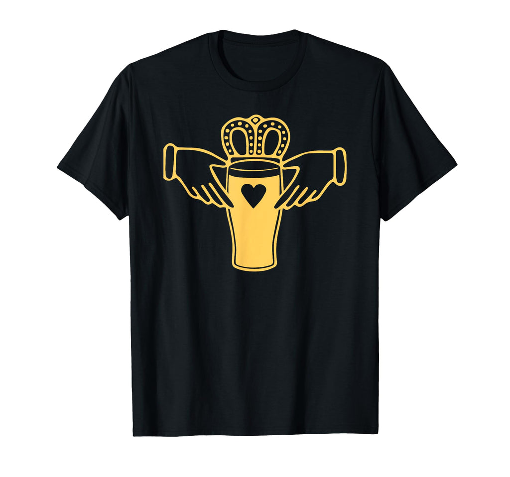 Beer Pint Claddagh St Patricks T-Shirt - Casual Everyday Wear for Adults - T-Shirt, Sweatshirt, Hoodie