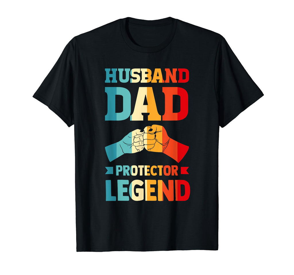 Husband Dad Protector Legend Son T-Shirt - Aesthetic Graphic Unisex - T-Shirt, Sweatshirt, Hoodie