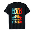 Husband Dad Protector Legend Son T-Shirt - Aesthetic Graphic Unisex - T-Shirt, Sweatshirt, Hoodie