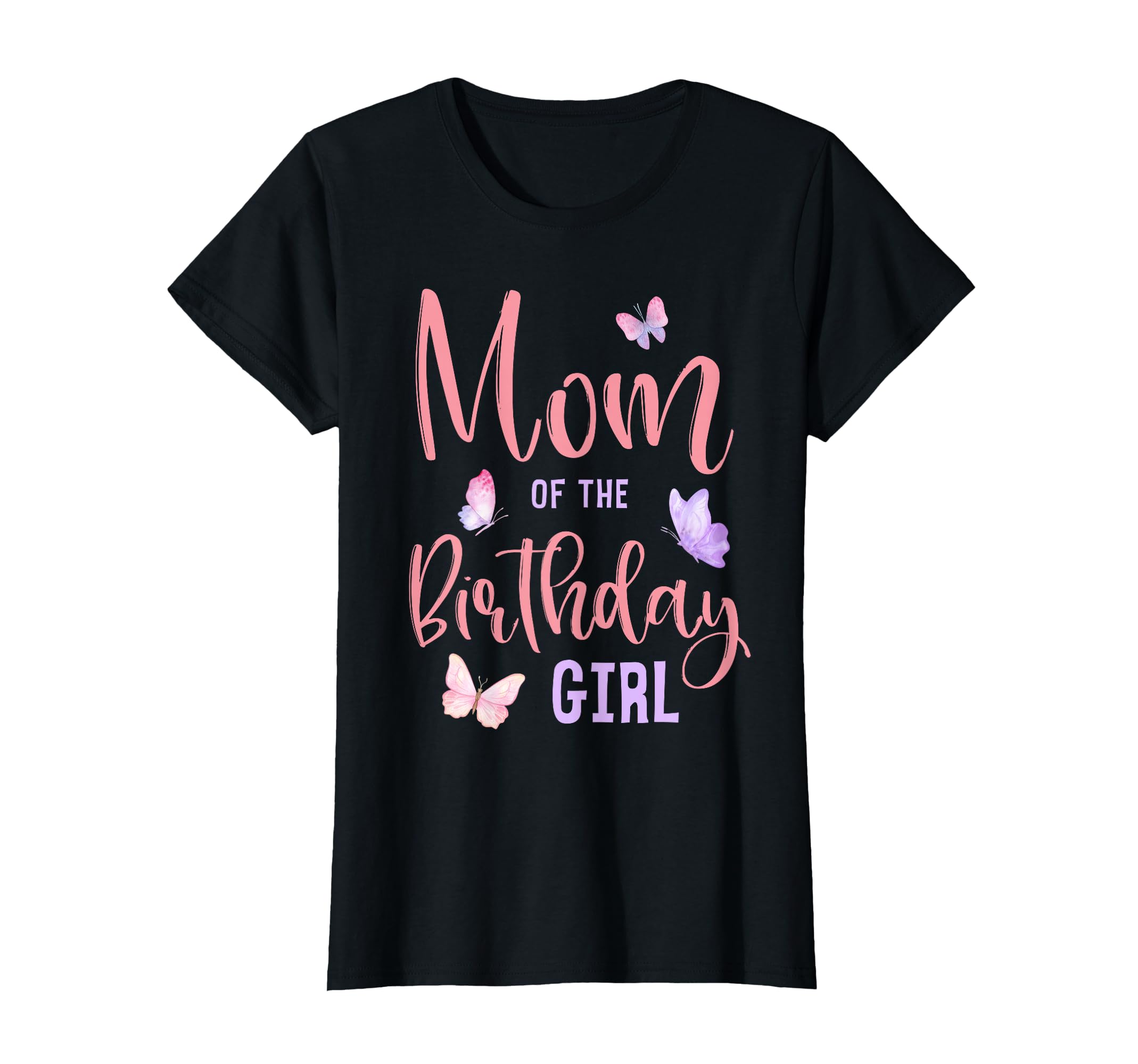 Mom Birthday Butterfly Party Matching T-Shirt - Custom Art Print Unisex - T-Shirt, Sweatshirt, Hoodie
