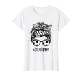Soccer Mom Soccer Mothers Day Messy Bun T-Shirt - Graphic Print for Adults - T-Shirt, Sweatshirt, Hoodie