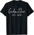 Godmother Est 2026 Minimalist Elegant Font - Adult & Kids T-Shirts, Sweatshirts & Hoodies apparel design preview 1