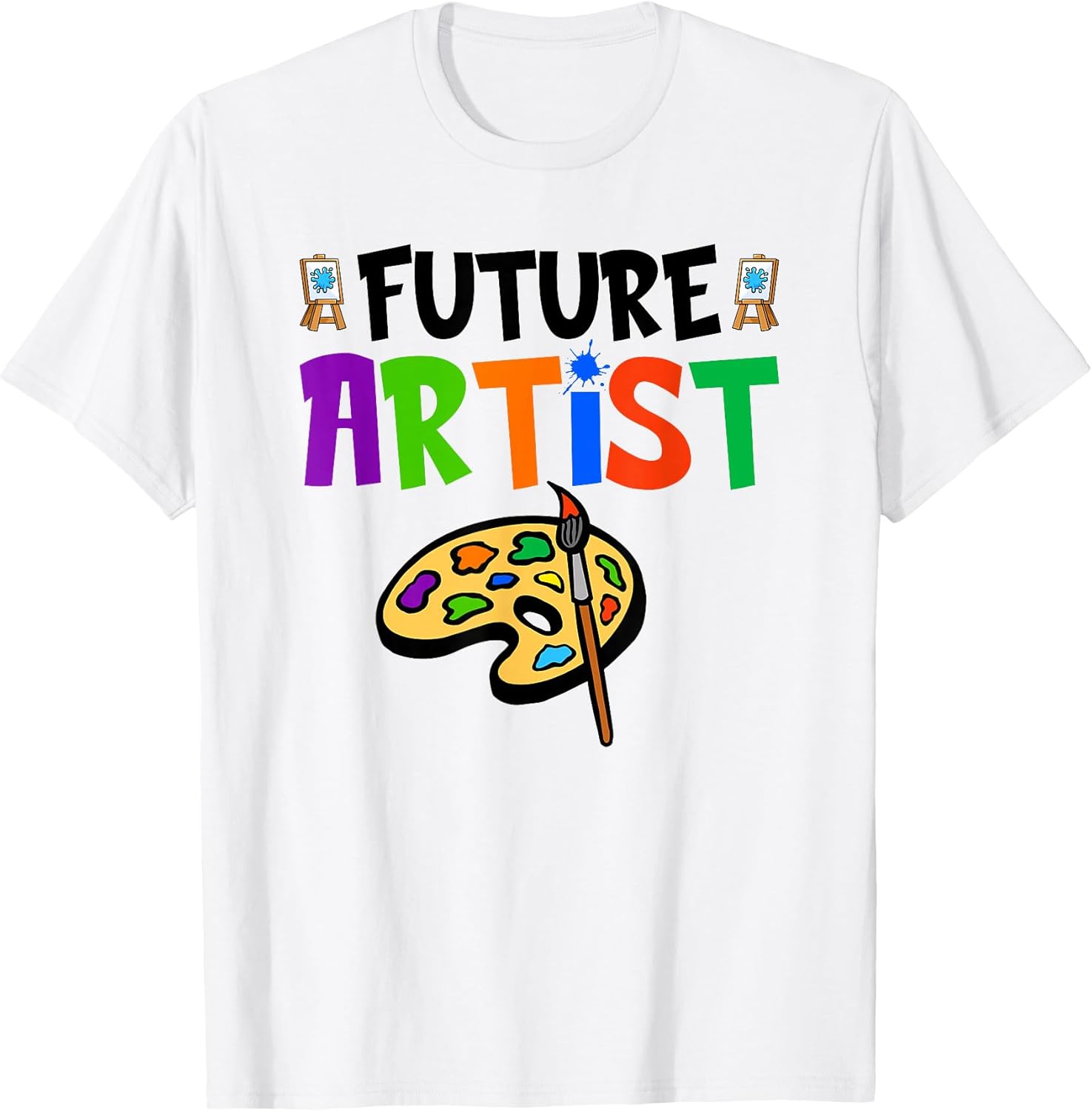 Future Artist, Colorful Painter - Adult & Kids T-Shirts, Sweatshirts & Hoodies apparel design preview 1