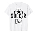 Soccer Dad Daddy Player Coach Fan Game T-Shirt - Custom Art Print Unisex - T-Shirt, Sweatshirt, Hoodie