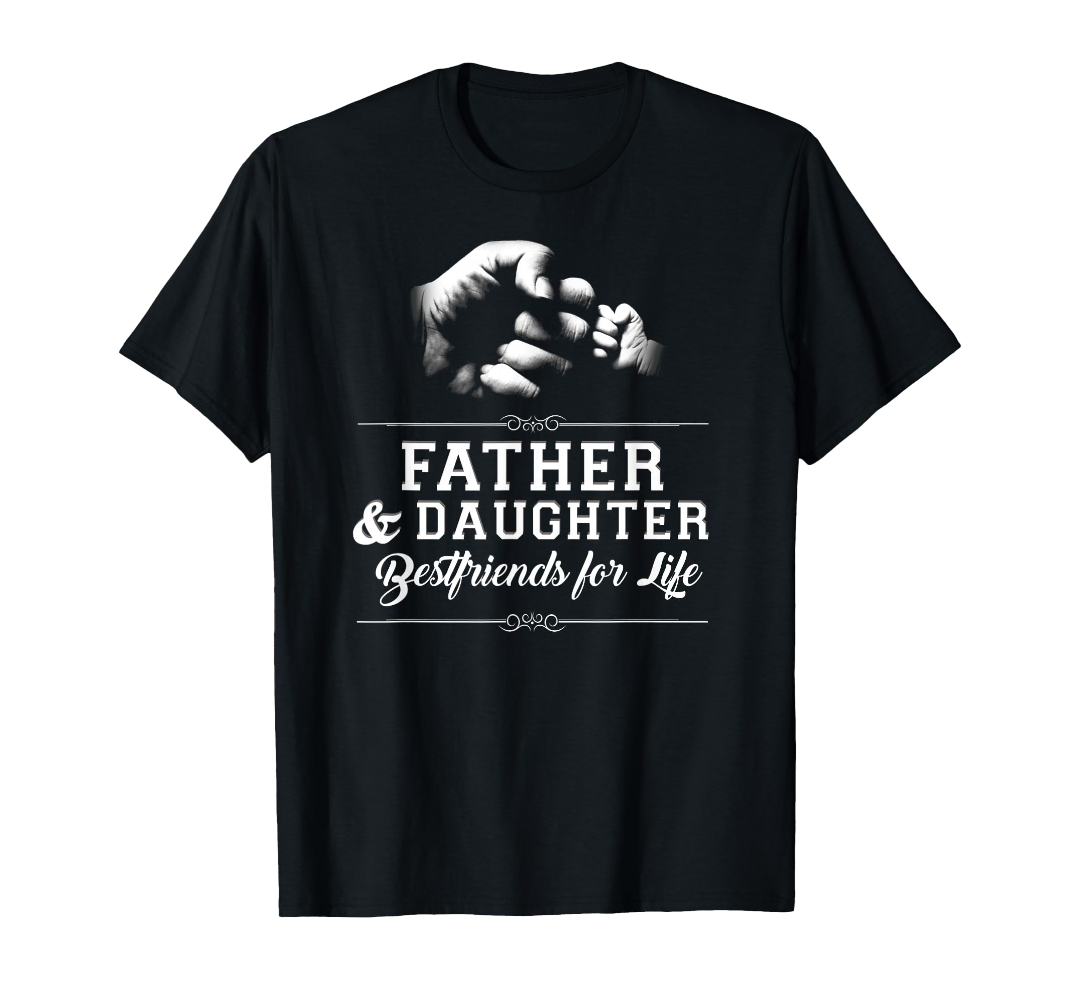 Father Daughter Friends Fist Bump T-Shirt - Streetwear Style for Adults - T-Shirt, Sweatshirt, Hoodie