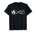Soccer Love Infinity Funny T-Shirt - Casual Everyday Wear for Adults - T-Shirt, Sweatshirt, Hoodie