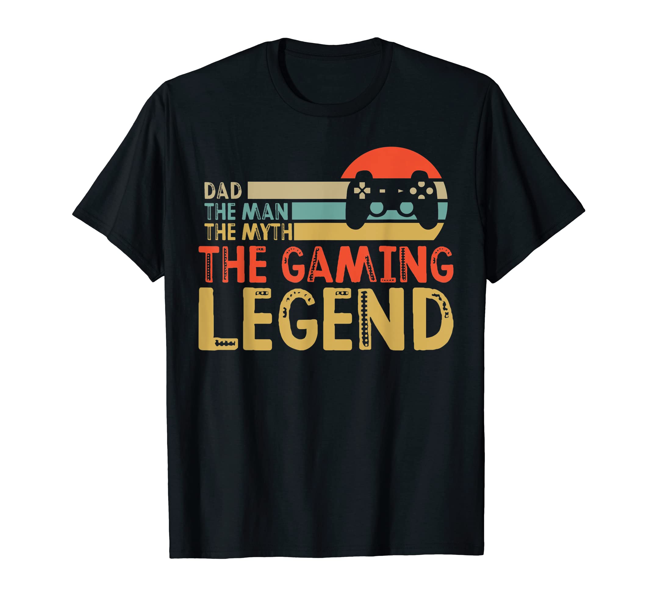 Dad Myth Gaming Legend Gamer Dad T-Shirt - Graphic Print for Adults - T-Shirt, Sweatshirt, Hoodie