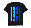 1991 Soccer T-Shirt - Minimalist Print for Adults - T-Shirt, Sweatshirt, Hoodie