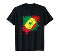 Soccer Ball Flag Senegal T-Shirt - Minimalist Print for Adults - T-Shirt, Sweatshirt, Hoodie