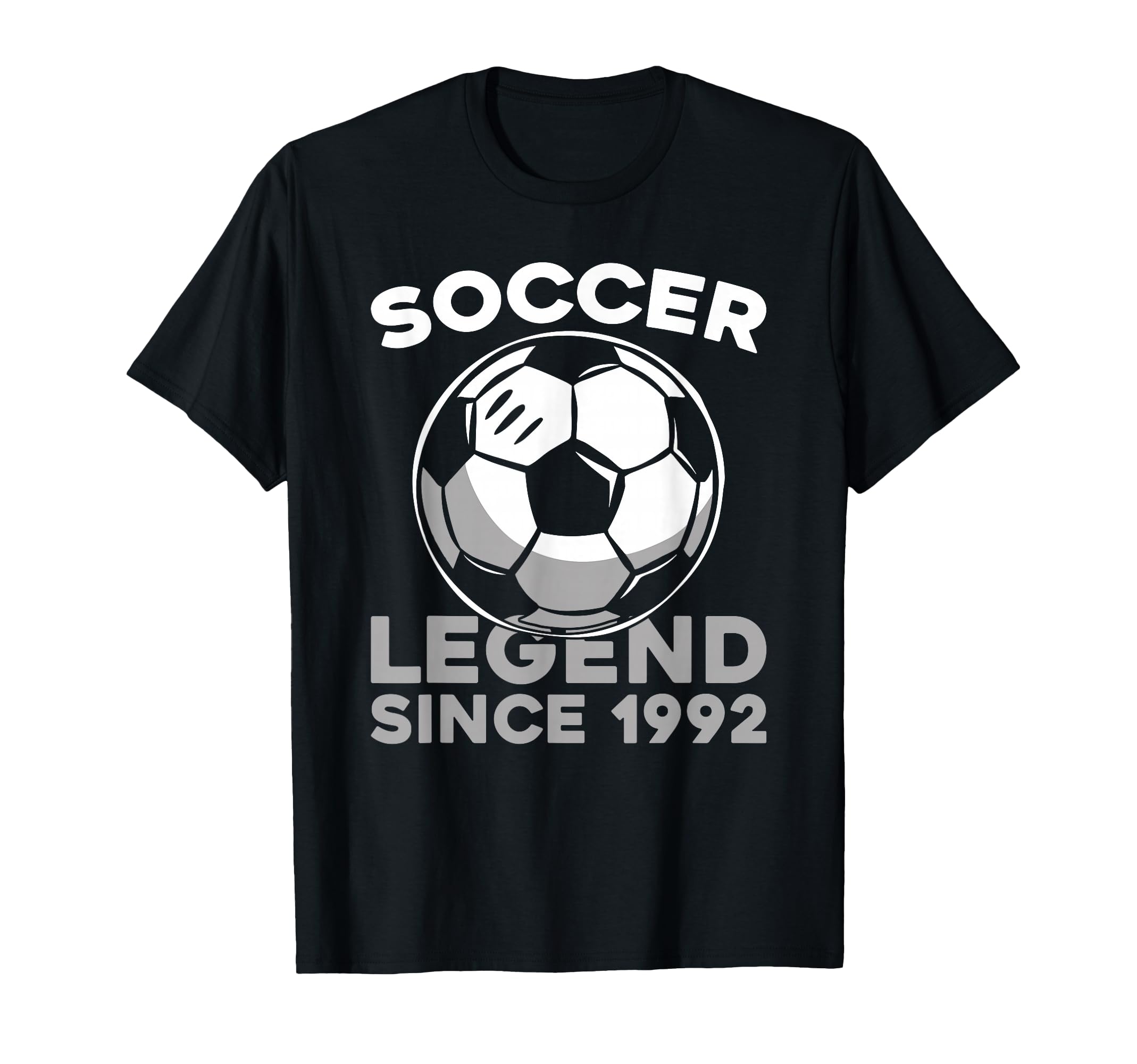 Born 1992 Player Sports Team Soccer T-Shirt - Fun Novelty Design Men Women - T-Shirt, Sweatshirt, Hoodie