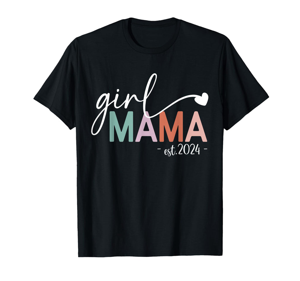 Mama Est 2024 Mom Pregnancy Mom To Be T-Shirt - Novelty Apparel for Adults - T-Shirt, Sweatshirt, Hoodie