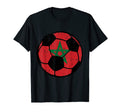 Morocco Flag Soccer Fans Football T-Shirt - Fun Novelty Design Men Women - T-Shirt, Sweatshirt, Hoodie