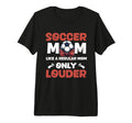 Soccer Mom Mommy Tri Blend T-Shirt - Unique Graphic for Adults - T-Shirt, Sweatshirt, Hoodie
